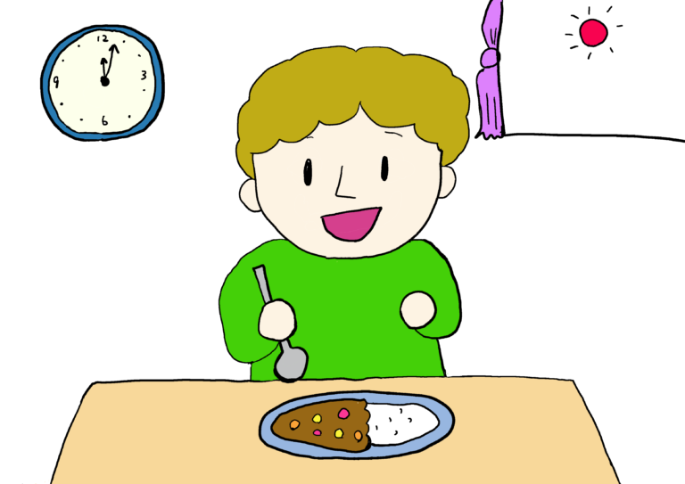 商用フリーイラスト【昼ごはん、昼食】 にほんご教師ピック 商用フリーイラスト【昼ごはん、昼食】 にほんご教師ピック