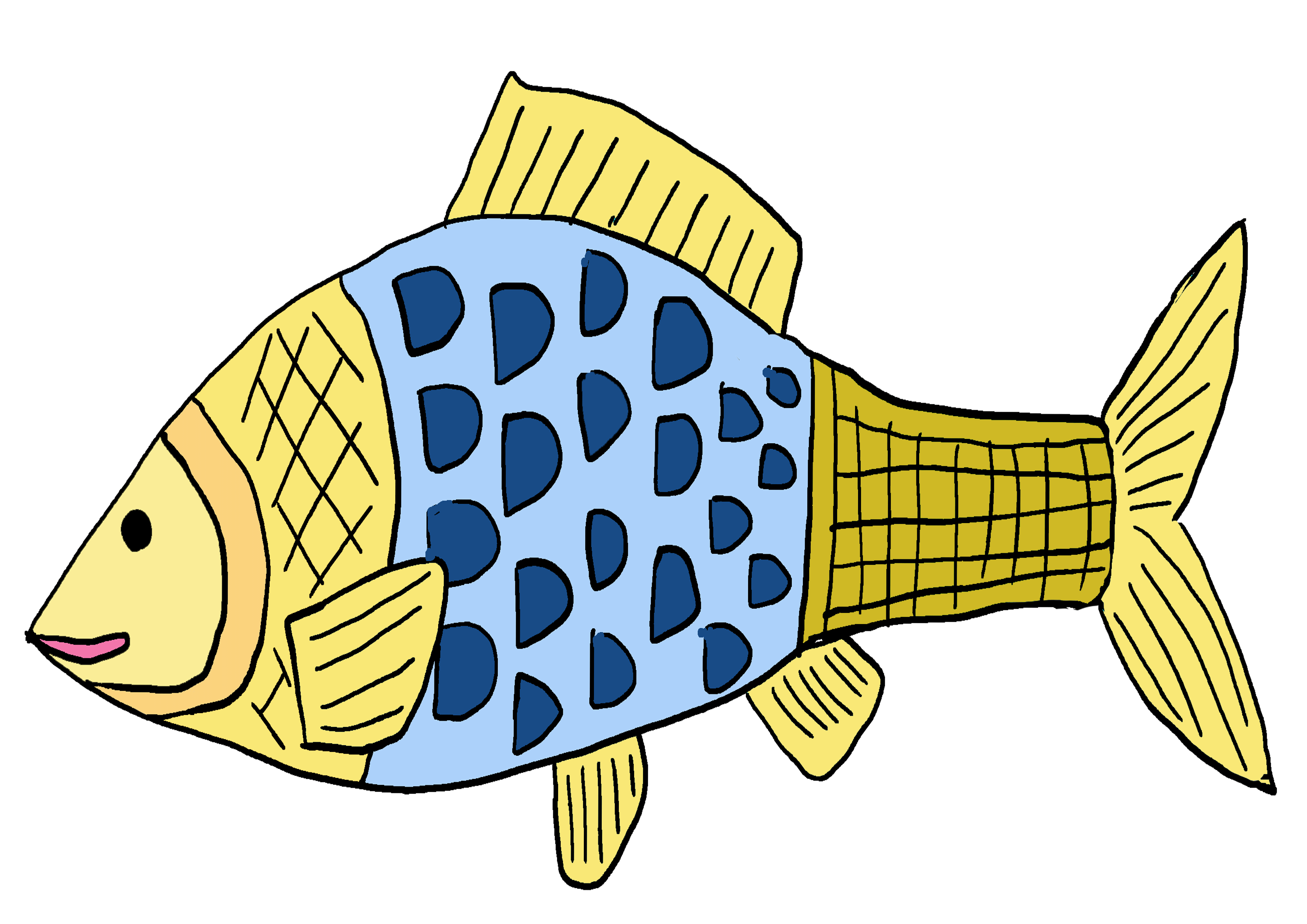 商用フリーイラスト 魚 にほんご教師ピック