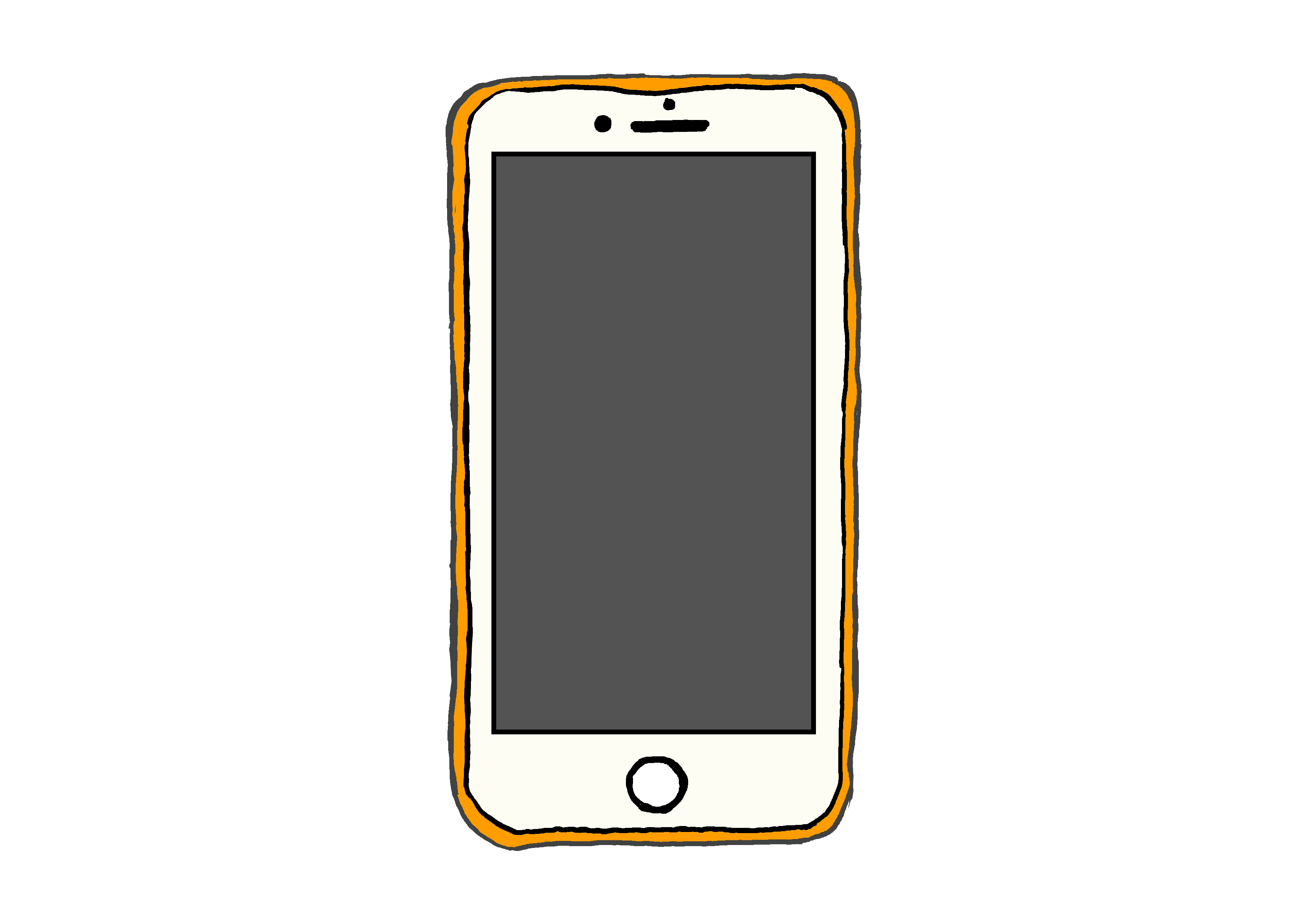 商用フリーイラスト ケータイ Iphone にほんご教師ピック