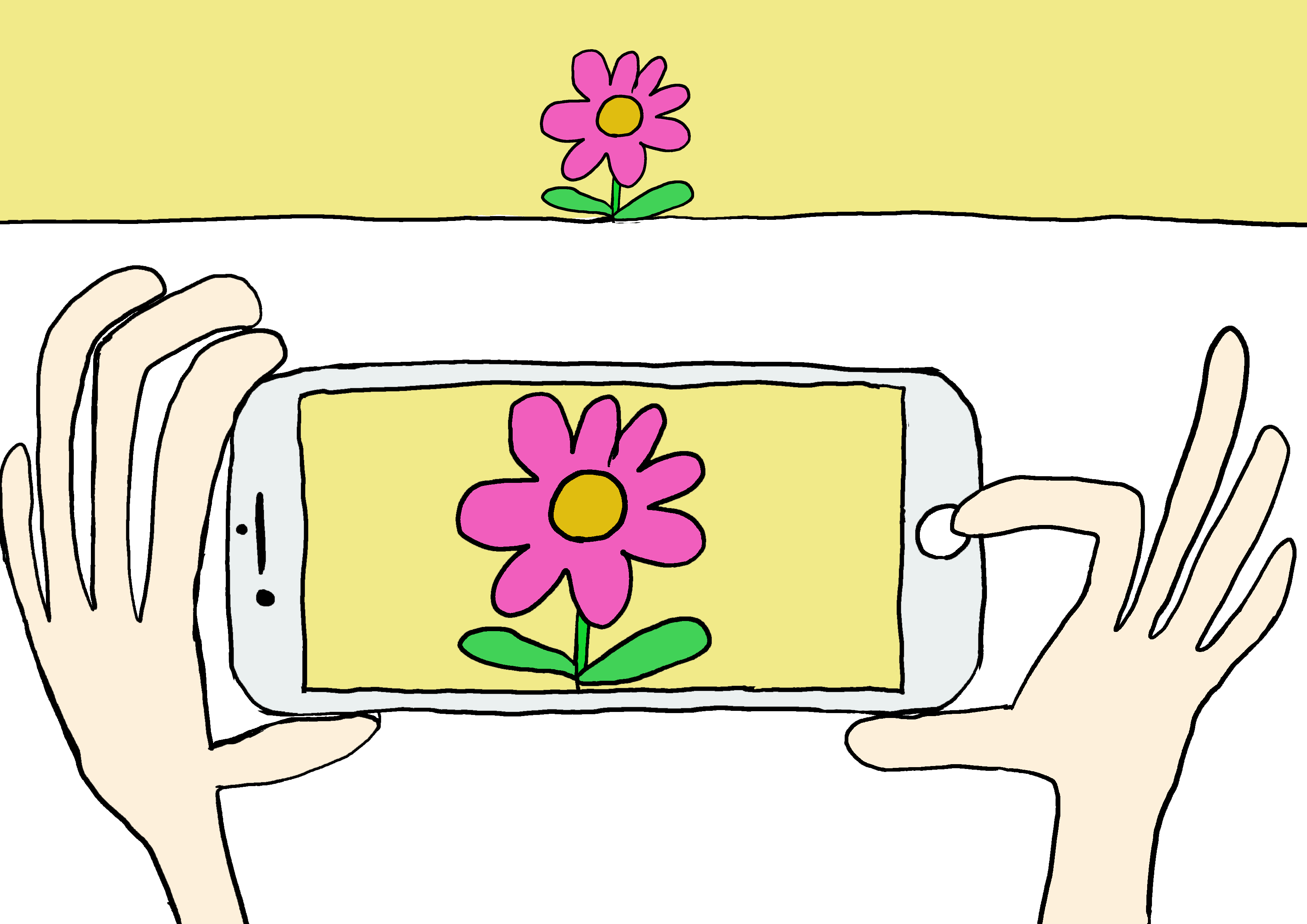 商用フリーイラスト 撮る 写真撮影 にほんご教師ピック