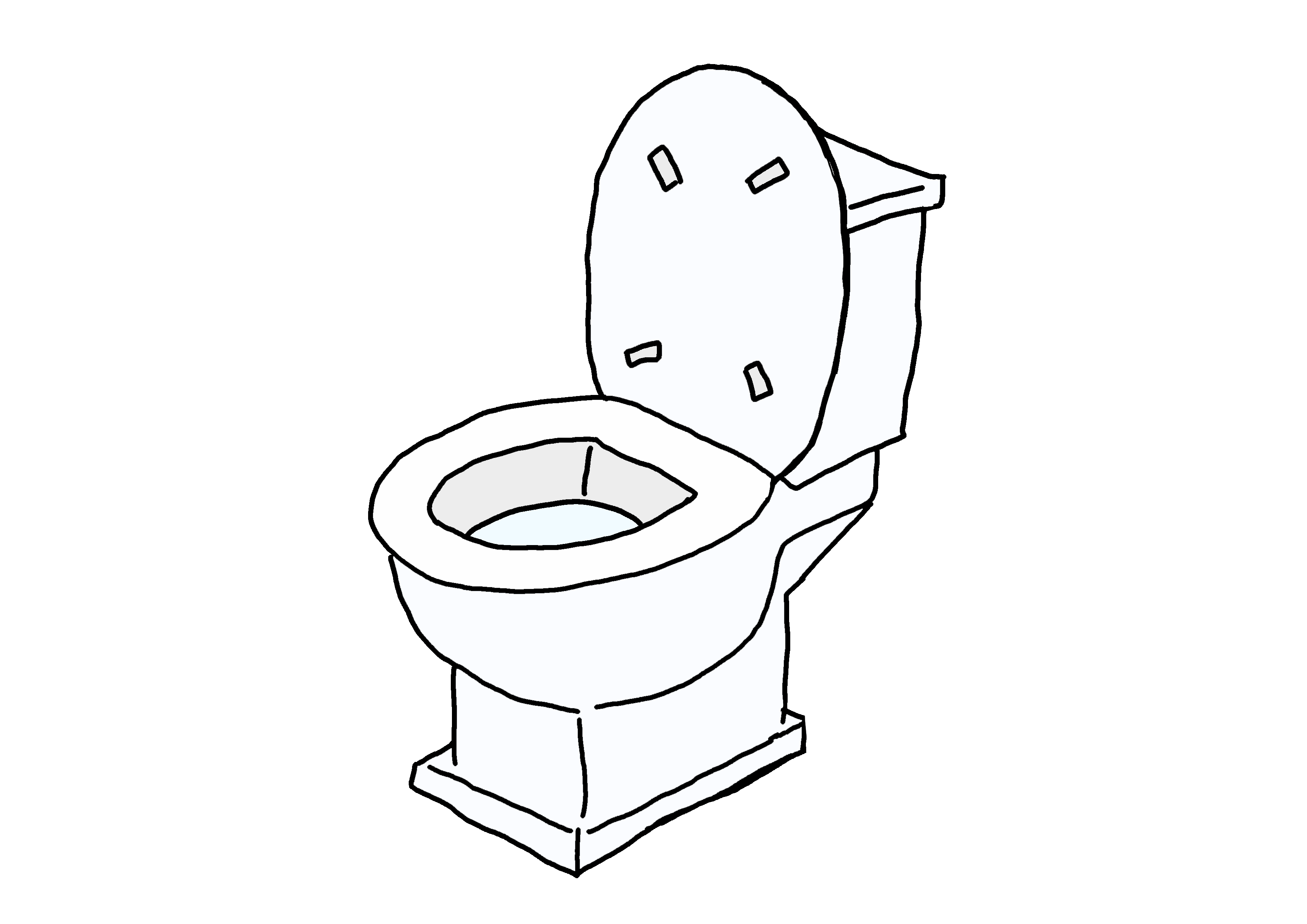 【みんなの日本語３課イラスト】トイレ