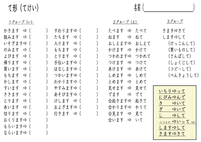 て形を練習するなら書いて確認しましょう | にほんご教師ピック