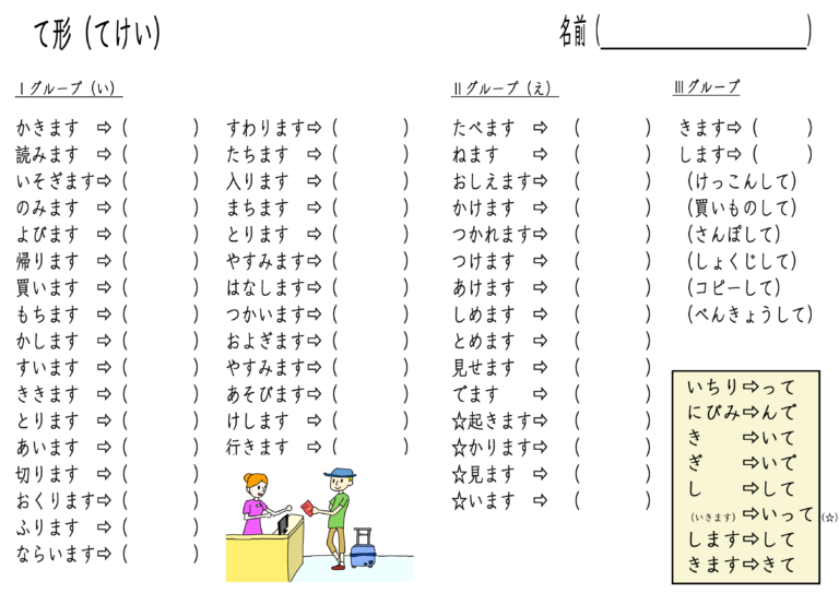 て形を練習するなら書いて確認しましょう | にほんご教師ピック