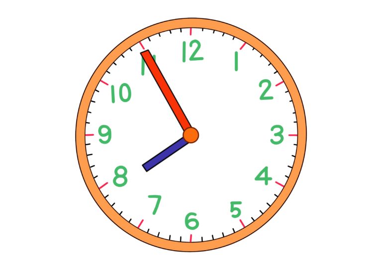 【イラスト】時計/時間/時刻/4課 | にほんご教師ピック